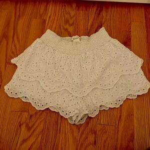 White womens skort